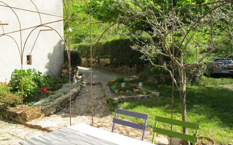 Marguerie: Plante, Bygning, Skygge, Træ, Vegetationen, Urban Design, Hus, Blomsterkrukke, Sommerhus, Fritid