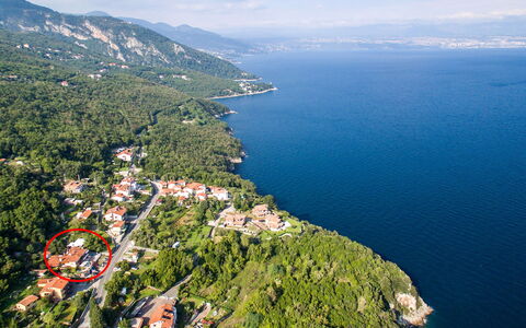 Mošćenička Draga 616: Luftfotografering, Fugleperspektiv, Himmel, Promontory, Kyst, Hav, Coastal Og Oceaniske Landskabsformer, Hill Station, Cape, Landskab