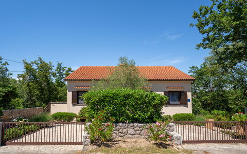 Krk Krk 664: Træ, Bygning, Hus, Boligområde, Hjem, Busk, Facade, Arkitektur, Tag