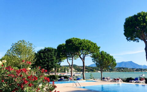 Front Lake Resort le Corti del Lago: Vand, Himmel, Plante, Blomst, Svømmepøl, Træ, Arecales, Coastal Og Oceaniske Landskabsformer, Naturlige Landskab, Fritid