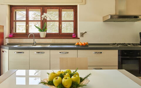 Serena (Lmz180): Mad, Køkkenvask, Cabinetry, Countertop, Ejendom, Vindue, Tap, Sanitærarmatur, Håndvask, Køkken