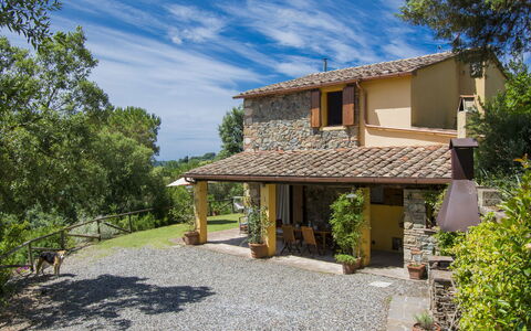 Podere Gabruccino: Plante, Himmel, Bygning, Sky, Ejendom, Vindue, Træ, Hus, Skygge, Land Lot