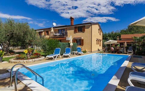 Poreč 649: Svømmepøl, Udvej, Udendørs Møbler, Paraply, Fritid, Liggestol, Eco Hotel, Stol, Hacienda, Hotel