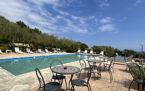 San Lorenzo al Mare 639: Udendørs Møbler, Svømmepøl, Landscaping, Udvej, Eco Hotel, Reflekterende Pool