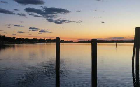 Bibione 658: Himmel, Blå, Vand, Vandressourcer, Horisont, Krop Af Vand, Natur, Afterglow, Skumring