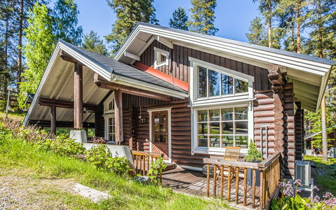 Kolin Vernetti 3: Træ, Bank, Hus, Sommerhus, Sø, Dam, Skov, Bjælkehytte