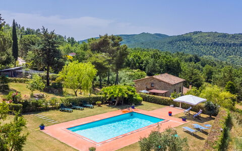 Castelnuovo Val Cecina 651: Estate, Eco Hotel, Hacienda, Stuehus, Plantation, Villa, Udvej, Svømmepøl, Bjerglandsby