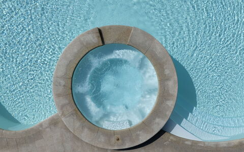 Bianca: Blå, Kompositmateriale, Svømmepøl, Design, Sanitærarmatur, Jacuzzi, Water Feature