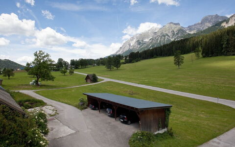 Ramsau am Dachstein 616: Plante, Landskab, Land Lot, Landdistrikt, Cumulus, Bjergkæde, Græs-, Have, Hill Station, Beton