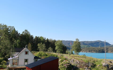 Bjørkeneset: Plante, Vand, Himmel, Træ, Vindue, Bygning, Naturlige Landskab, Hus, Highland, Sø