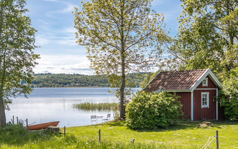 Kaxholmen: Vand, Plante, Himmel, Sky, Bygning, Naturlige Landskab, Træ, Land Lot, Sø, Hus