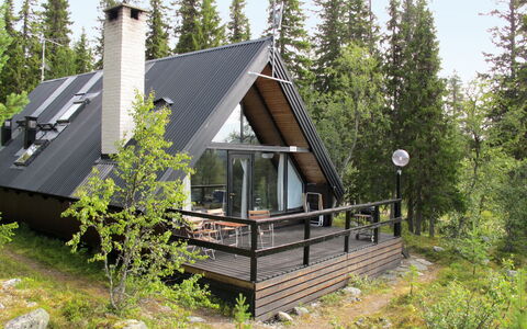 Lofsdalen Fjällbjörken: Plante, Bygning, Ejendom, Vindue, Himmel, Træ, Hus, Træ, Naturlige Landskab, Sommerhus