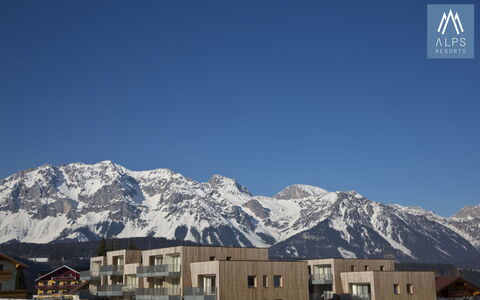 Schladming 40: Himmel, Sne, Bjerg, Bygning, Hældning, Naturlige Landskab, Landskab, Glacial Landskabsform, Hus, Bakke
