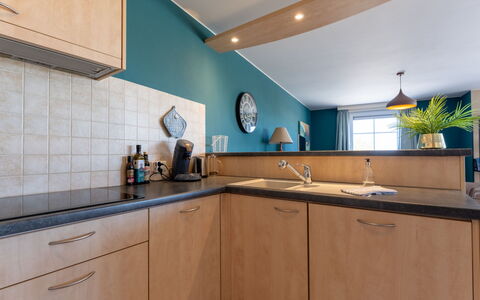 Breduynia 0401 with Parking: Indretning, Countertop, Gulvbelægning, Møbel, Etage, Køkken, Cabinetry, Sanitærarmatur, Tap, Loft