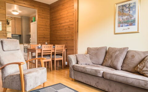 Ylläs Chalets A507: Møbel, Stol, Udendørs Møbler, Bord, Træ, Udendørs Bord, Køkken & Spisebord, Skygge, Have, Paraply