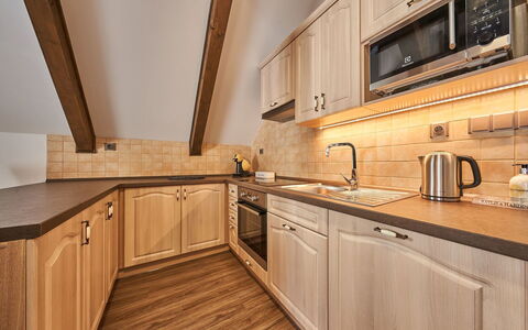 Na Pomezkách: Countertop, Ejendom, Værelse, Cabinetry, Køkken, Møbel, Indretning, Etage, Bygning, Hus
