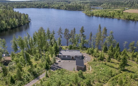 Paula: Træ, Sommerhus, Bjælkehytte, Skov, Skur, Garden Bygninger, Lærk, Woodland, Bejdse