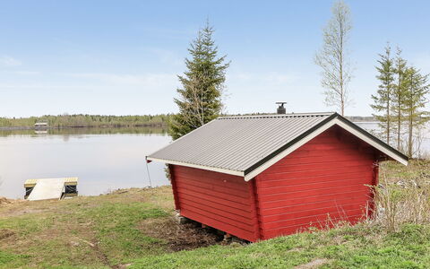 Itäkoski 1: Træ, Sommerhus, Bjælkehytte, Skov, Skur, Garden Bygninger, Lærk, Woodland, Bejdse