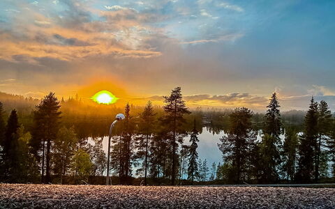 Länsirinne D 16: Himmel, Natur, Træ, Sol, Sky, Naturlige Landskab, Solnedgang, Solopgang, Sommer, Landskab