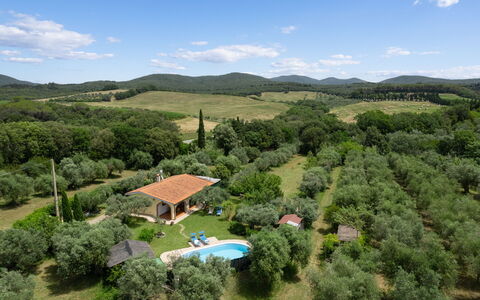 Villa Il Cipresso: Himmel, Sky, Plante, Plantesamfund, Økoregion, Naturlige Landskab, Træ, Land Lot, Vegetationen, Hus