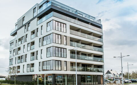 Pura Vida with Balcony: Bygning, Boligområde, Arkitektur, Ejendom, Ejerlejlighed, Kommerciel Bygning, Blandet Brug, Lejlighed, Facade, Hovedstadsområde