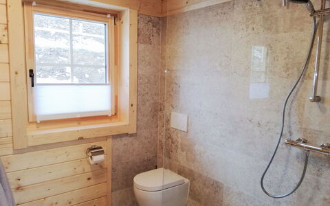 Hütte Buchfink: Badeværelse, Værelse, Ejendom, Væg, Sanitærarmatur, Etage, Hus, Arkitektur, Bygning, Hjem