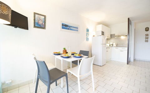 La Grande Motte 310: Lejlighed, Skygge, Stol, Altan, Hotel