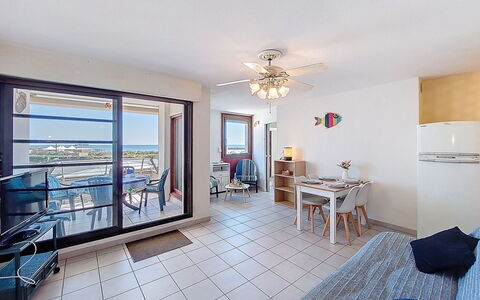 Cap D'Agde 905: Lejlighed, Stol, Skygge, Altan, Hotel, Penthouselejlighed, Køkken & Spisebord