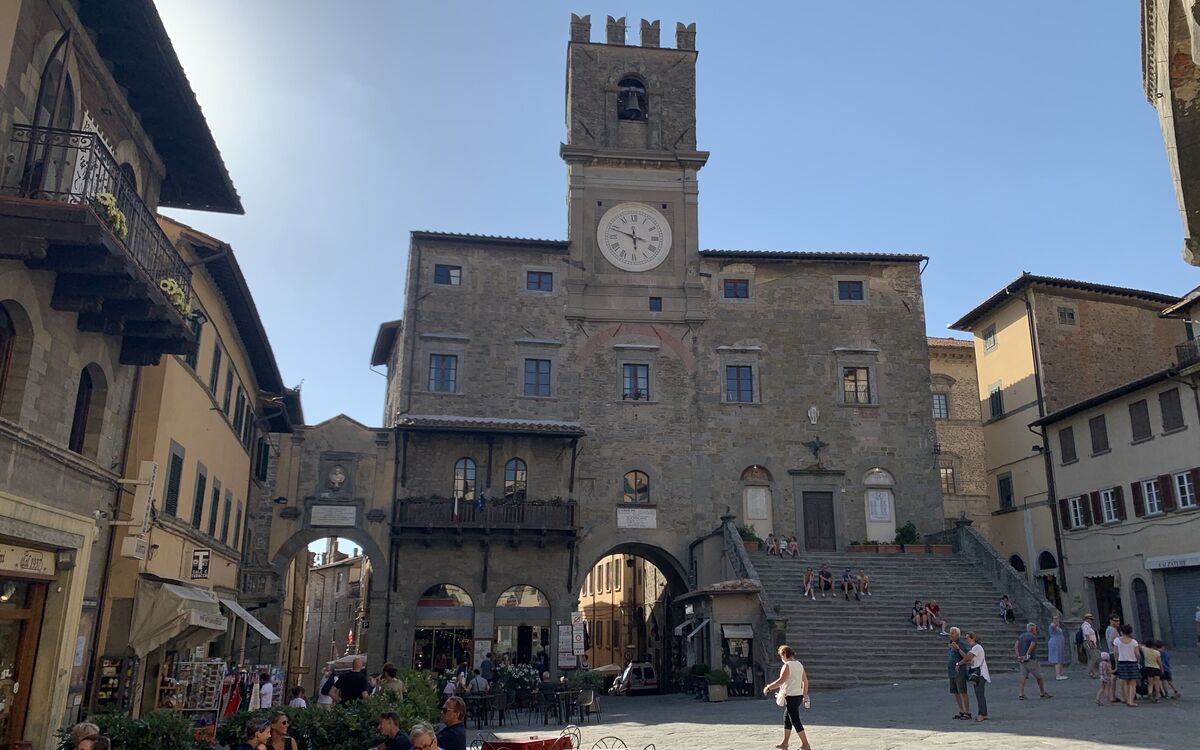Piazza della Repubblica, near the house