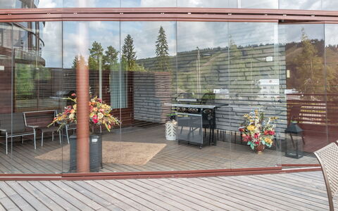 Tahko Spa Suites Orange B 1: Træ, Sommerhus, Bejdse, Hårdttræ, Bjælkehytte, Planke, Loft, Naturmateriale, Tømmer, Garden Bygninger