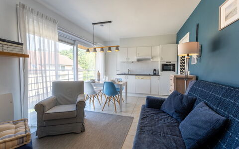 Feriebolig:&nbsp;Green Garden 203 with Balcony & Parking 280.19