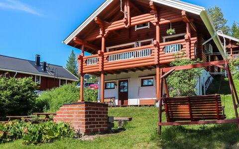 Tunturimaja 2 Mökki: Træ, Hus, Sne, Sommerhus, Hjem, Vinter, Tag, Fryser, Sidespor, Hældning