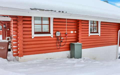 Tunturimaja 2 Mökki: Træ, Hus, Sne, Sommerhus, Hjem, Vinter, Tag, Fryser, Sidespor, Hældning