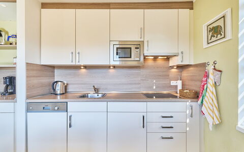 Green Valley Park Stárkov 6: Køkken, Køkken Apparat, Countertop, Møbel, Cabinetry, Større Bandage, Gulvbelægning, Indretning, Træ, Køkkenvask