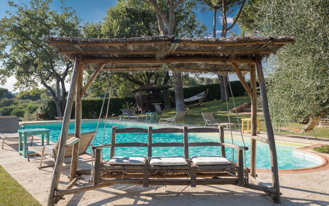 Villa Poggiospinoso: Pavilion, Fritid, Gazebo, Skygge, Møbel, Udendørs Møbler, Træ, Pergola, Udendørs Struktur, Baldakin