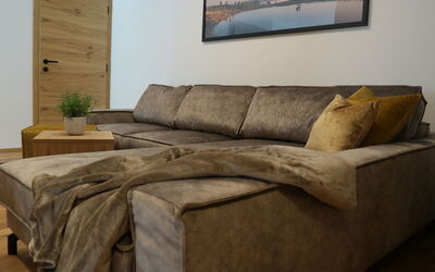 Feriebolig:&nbsp;Penthouse mit 4 Schlafzimmern & Sauna 110.8