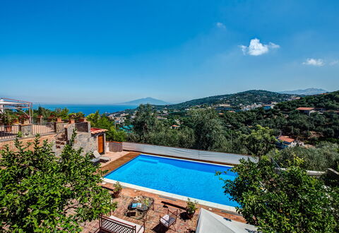 Country Lemonvilla: Himmel, Vand, Ejendom, Plante, Svømmepøl, Azure, Sky, Bygning, Træ, Badeby