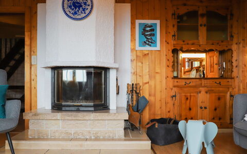 Chalet les Rochers Blancs: Møbel, Træ, Blå, Billedramme, Stol, Indretning, Gulvbelægning, Etage, Bygning, Hearth