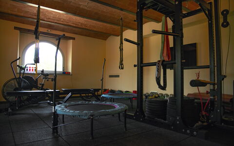 Villa Pianvecchio: Værelse, Jern, Gym, Bjælke, Fysisk Kondition, Maskine, Øvelse Maskine, Træningsudstyr