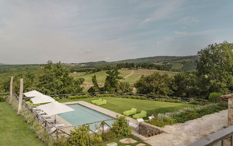 Villa Pianvecchio: Plante, Land Lot, Svømmepøl, Have, Landdistrikt, Busk, Gård, Landscaping, Hegn, Plantation