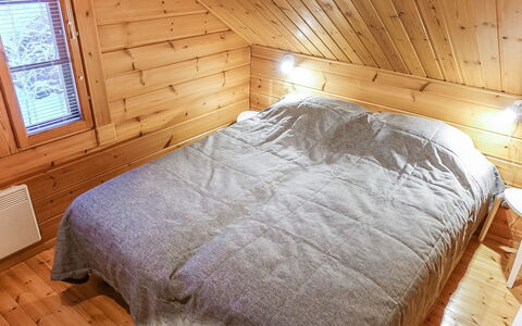 Lomapykälä 1 a: Træ, Sommerhus, Bjælkehytte, Skov, Skur, Garden Bygninger, Lærk, Woodland, Bejdse