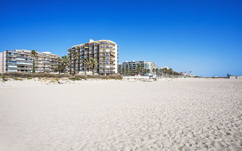 Canet-Plage 650: Blå, Daytime, Horisont, Strand, Sand, Kyst, Lejlighed, Hav, Kyst, Sollys