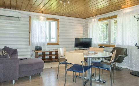Aamunkoin Rantatupa: Træ, Bank, Hus, Sommerhus, Sø, Dam, Skov, Bjælkehytte