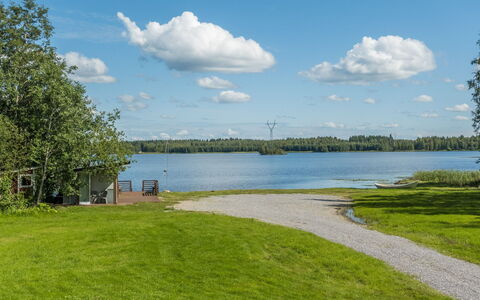 Aamunkoin Rantatupa: Træ, Bank, Hus, Sommerhus, Sø, Dam, Skov, Bjælkehytte