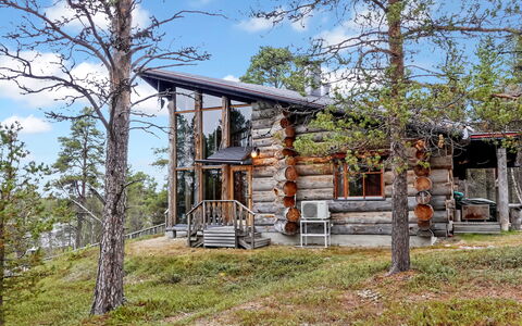 Nilimella: Træ, Sommerhus, Bjælkehytte, Skov, Skur, Garden Bygninger, Lærk, Woodland, Bejdse