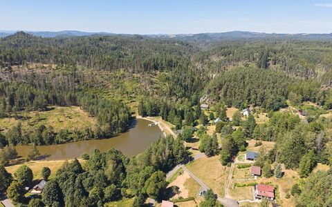 Kyjov U Krásné Lípy: Hjem, Sommerhus, Hus, Tag, Landdistrikt, Bjælkehytte, Sidespor, Lærk, Stuehus, Estate