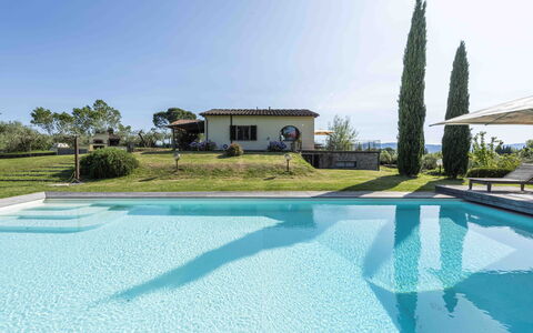 Casina Dell'acquaborra: Svømmepøl, Blå, Udvej, Fritid, Eco Hotel, Skygge, Estate, Udendørs Møbler, Thermae, Villa