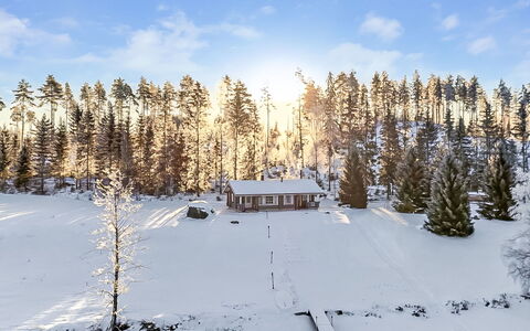 Eerola: Sne, Træ, Vinter, Afdeling, Hus, Sommerhus, Hjem, Landskab, Fryser, Lærk