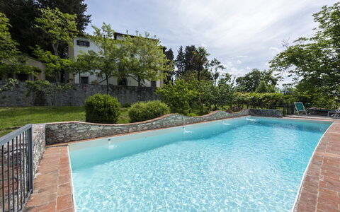 Villa Vigliano: Vand, Plante, Sky, Himmel, Ejendom, Svømmepøl, Azure, Bygning, Træ, Krop Af Vand