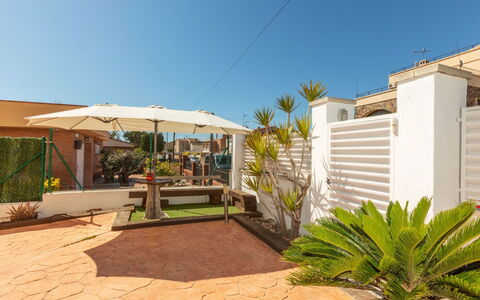 Poblamar: Blomsterkrukke, Udvej, Skygge, Have, Landscaping, Eco Hotel, Hacienda, Gårdsplads